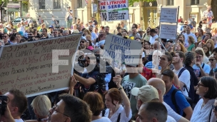 Završen protest ispred suda